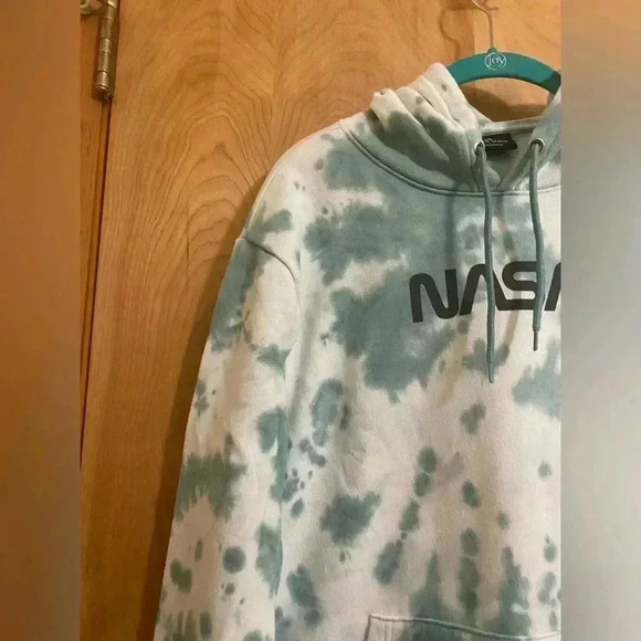Hyper Space NASA Tie Dye Hoodie Size Large EUC - Picture 3 of 15